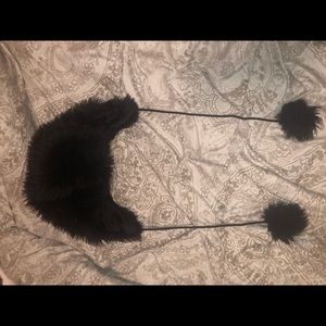 Fluffy Black Hat